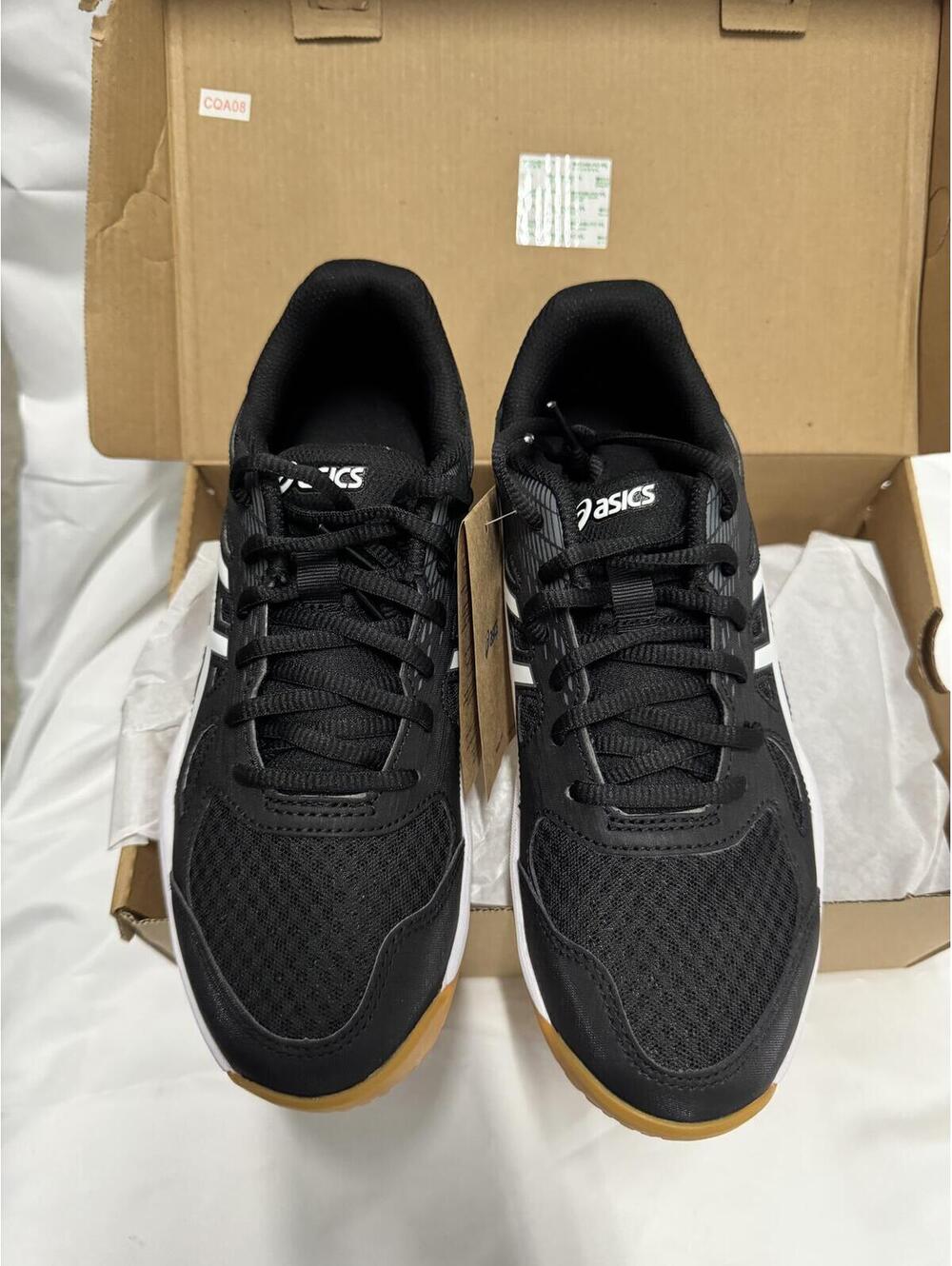 Asics Women's Black Athletic Sneakers with Gum Sole - Picture 2 of 8